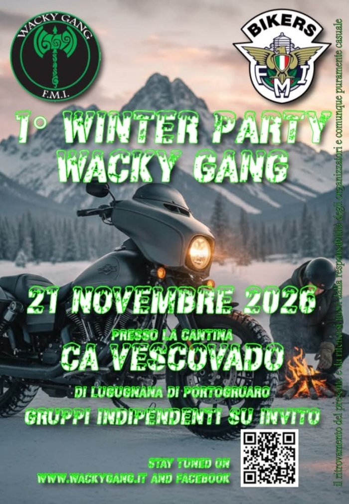 1° WINTER PARTY WACKY GANG
