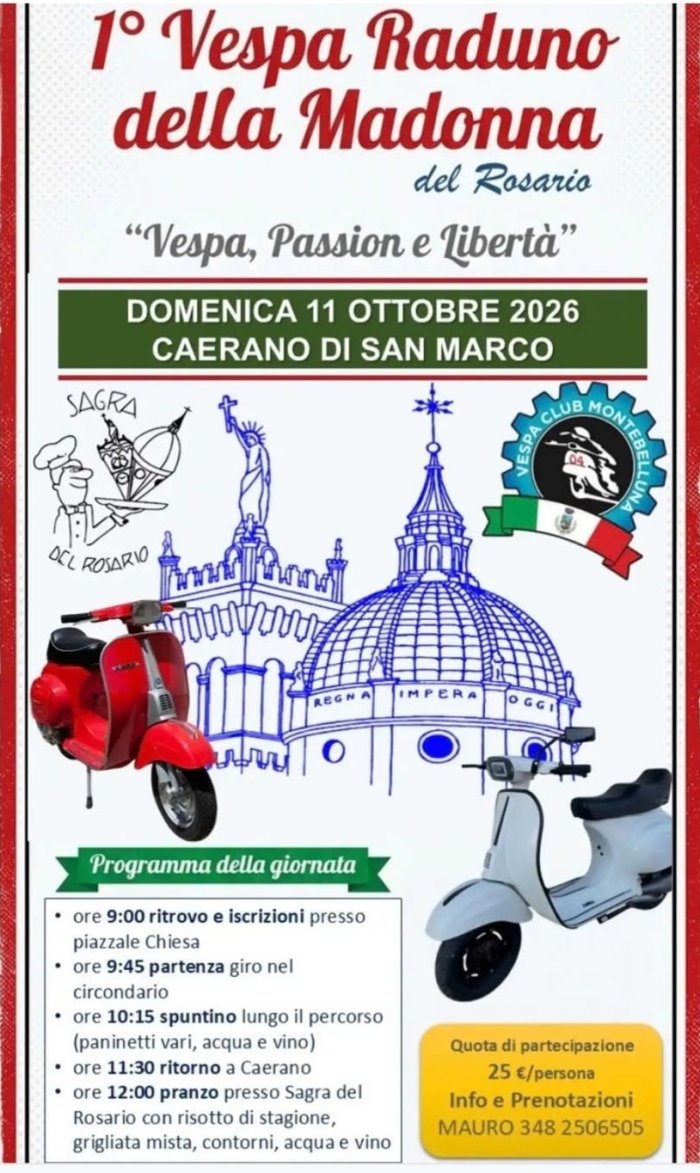 1° Vespa Raduno della Madonna del Rosario