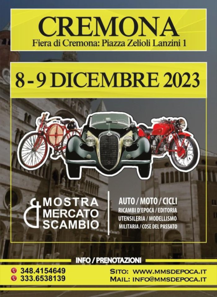 MOSTRA MERCATO SCAMBIO CREMONA