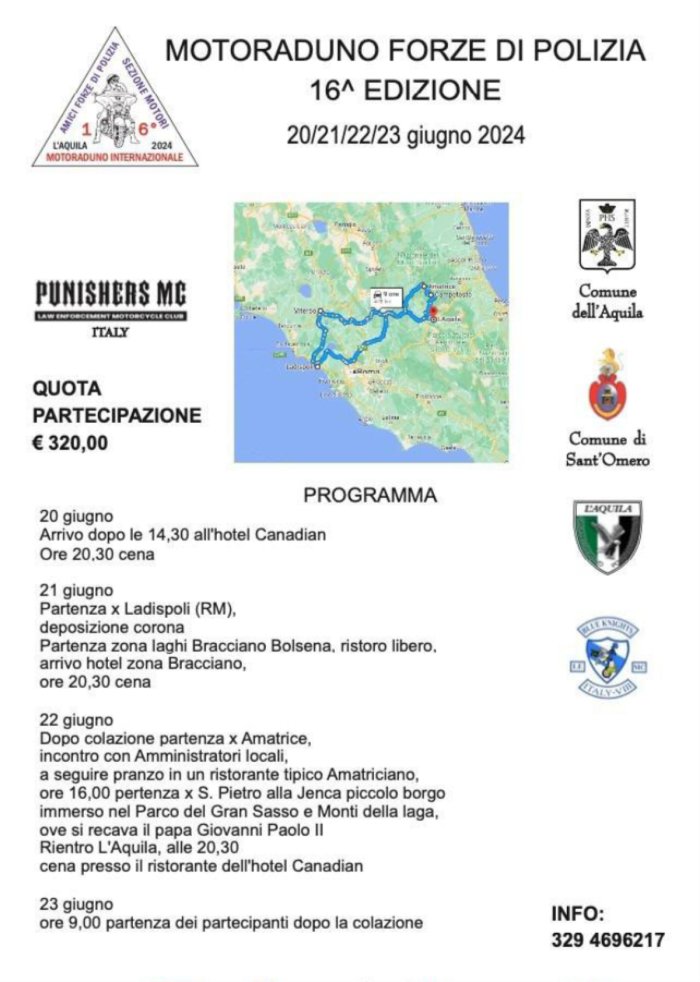 MOTORADUNO FORZE DI POLIZIA 16^ EDIZIONE