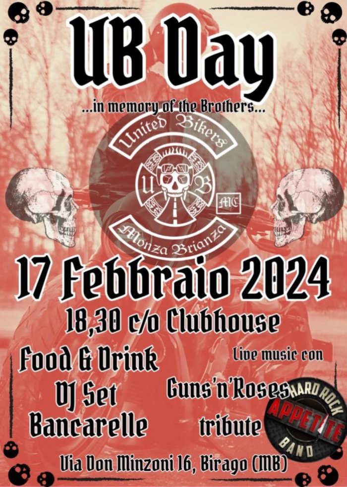 UB DAY - IN MEMORY OF THE BROTHERS