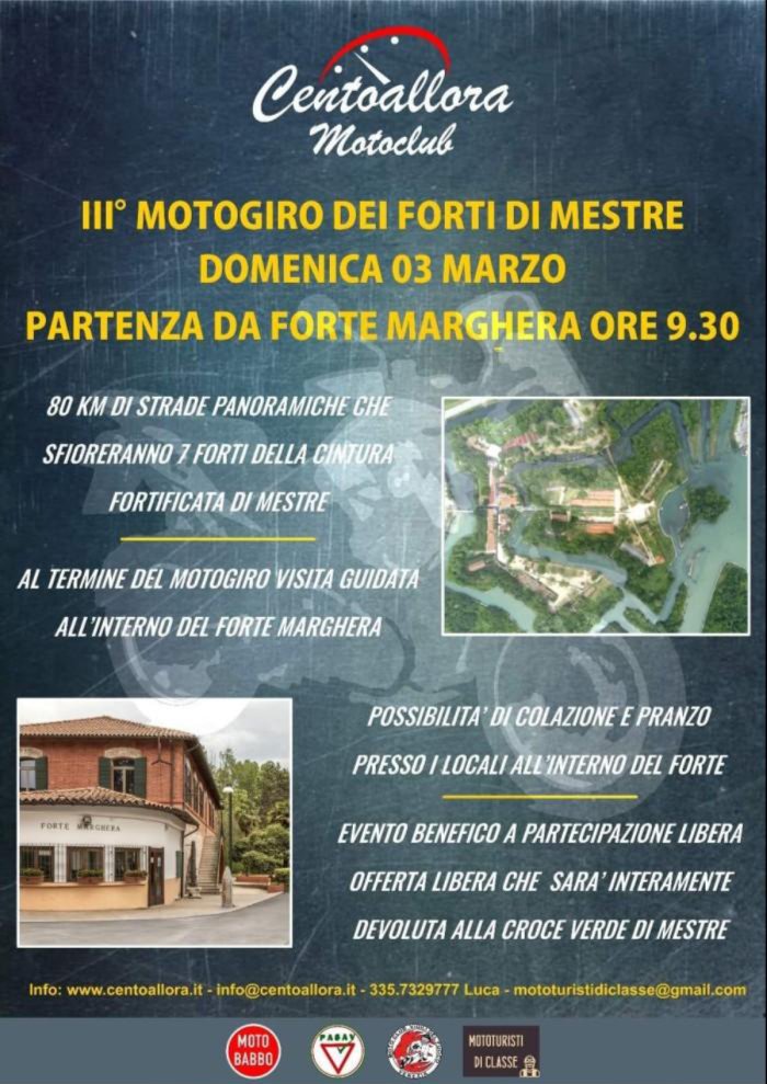 III° MOTOGIRO DEI FORTI DI MESTRE