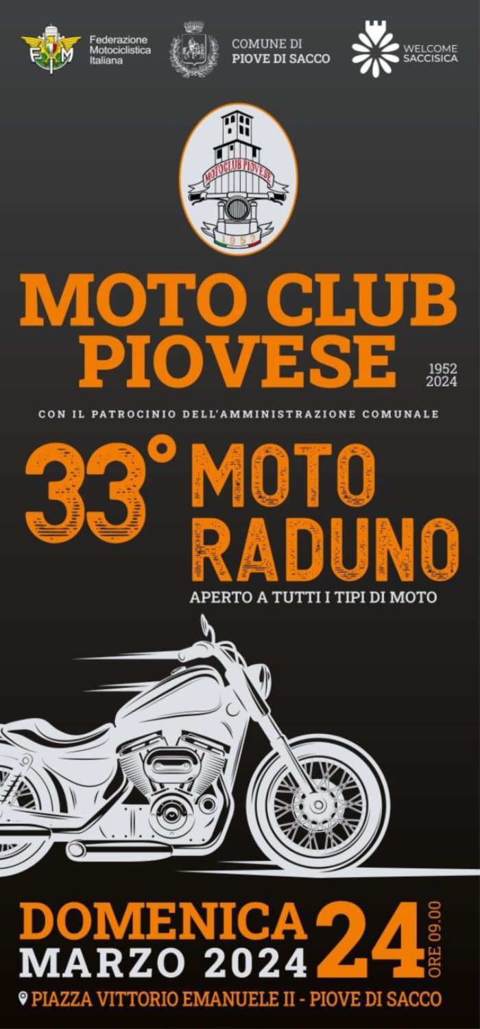 33° MOTORADUNO CITTA' DI PIOVE DI SACCO