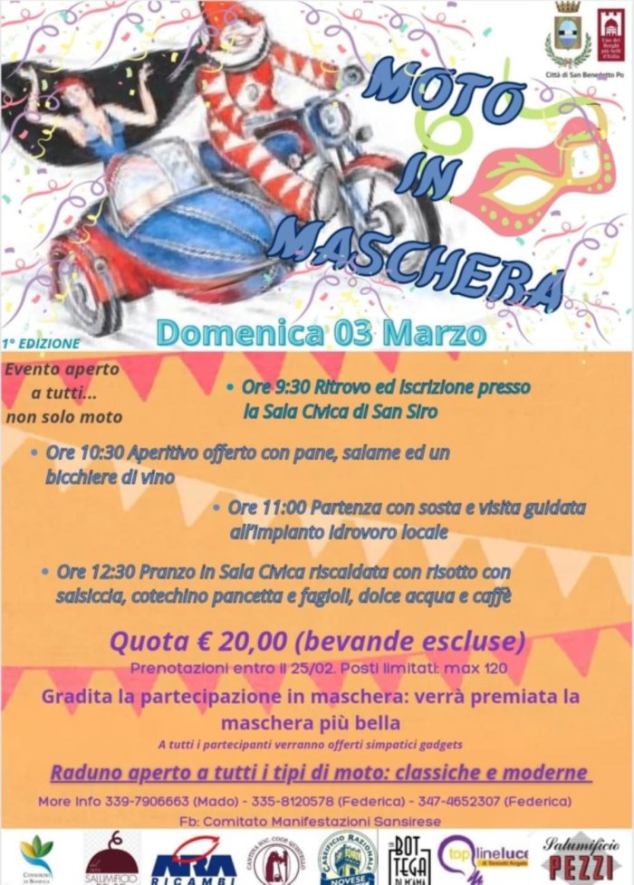 Moto in maschera