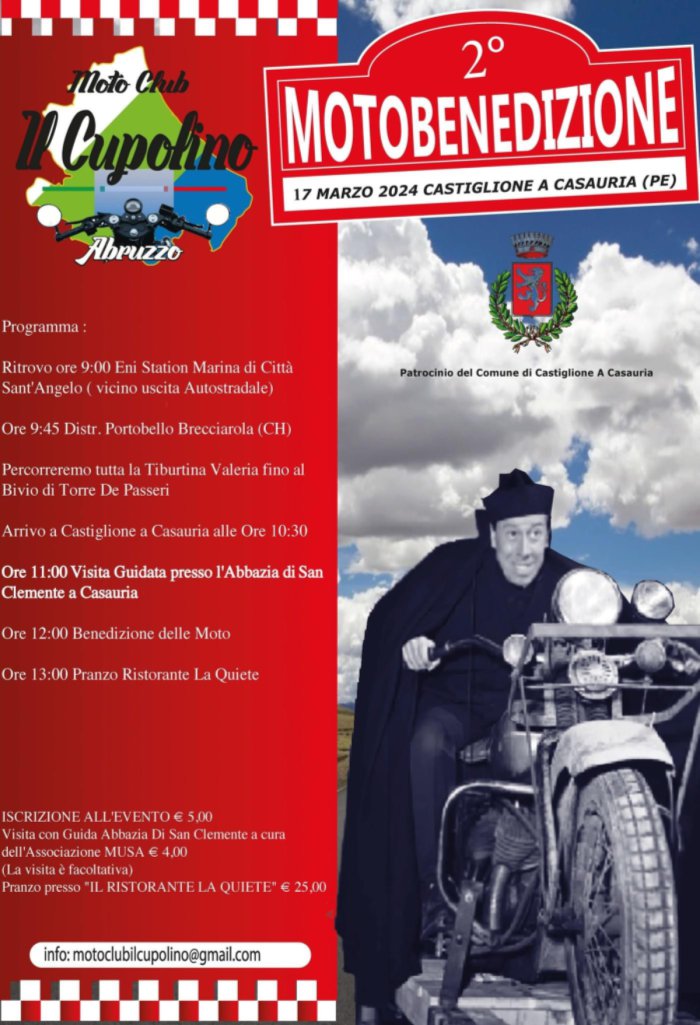 2 MOTOBENEDIZIONE "MC IL CUPOLINO" D'ABRUZZO
