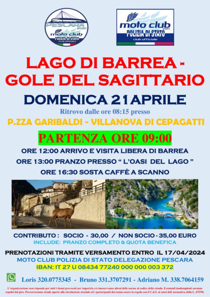 Lago di Barrea & Gole del Sagittario 