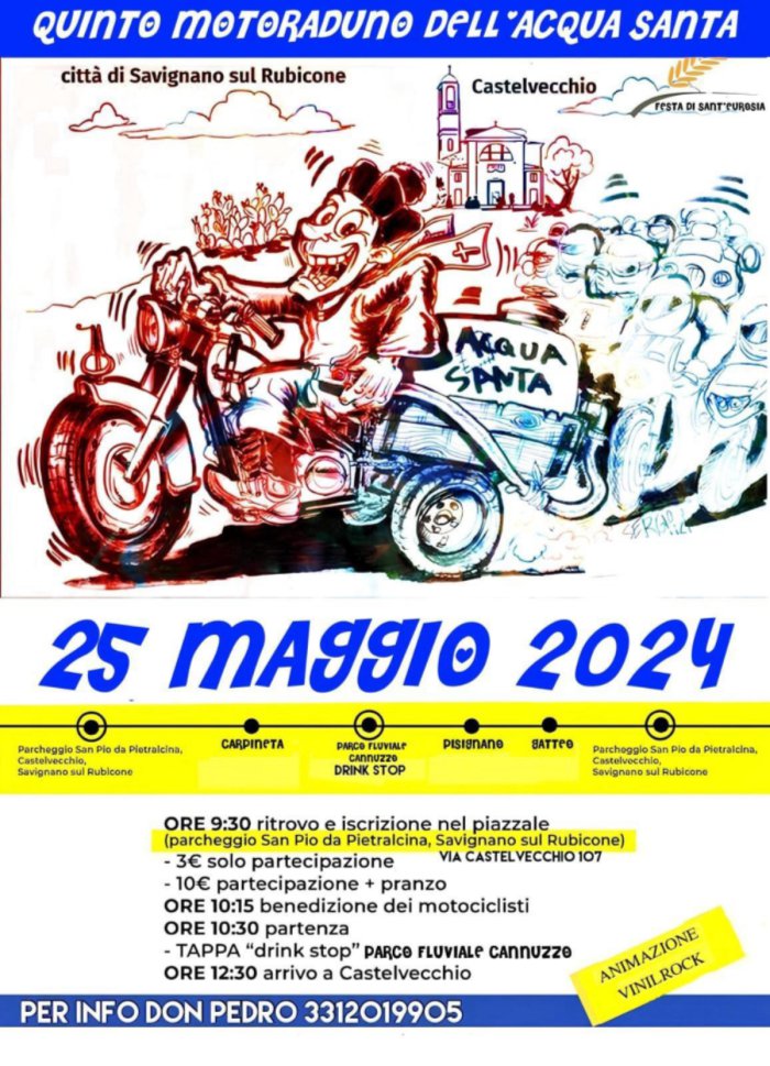QUINTO MOTORADUNO DELL'ACQUA SANTA