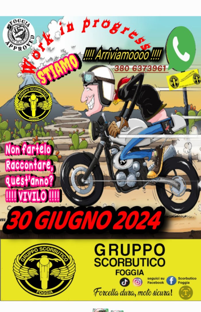 motopasseggiata a ritmo di musica