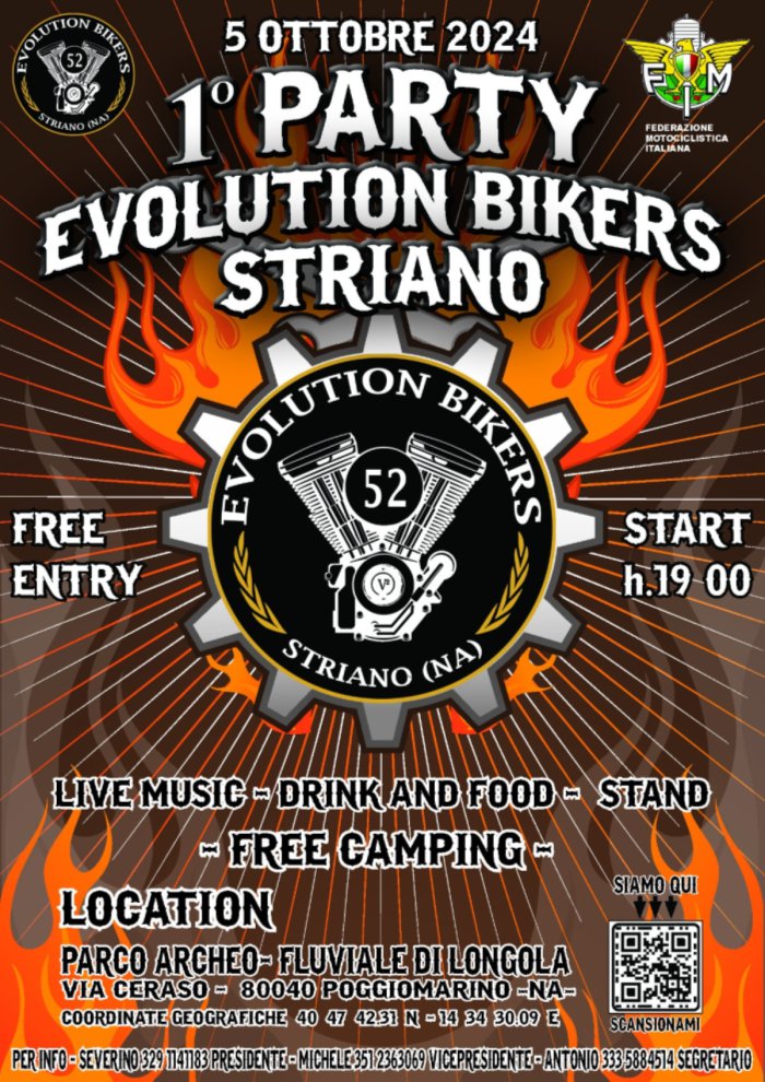 1° PARTY EVOLUTION BIKERS 