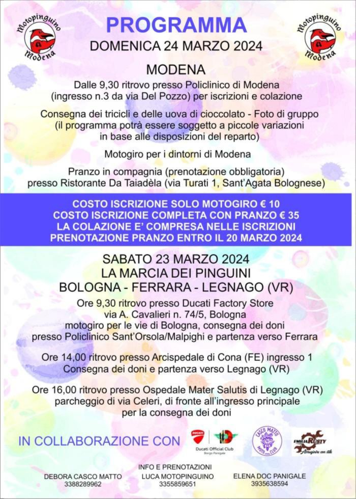 LA MARCIA DEI PINGUINI - BOLOGNA FERRARA LEGNAGO