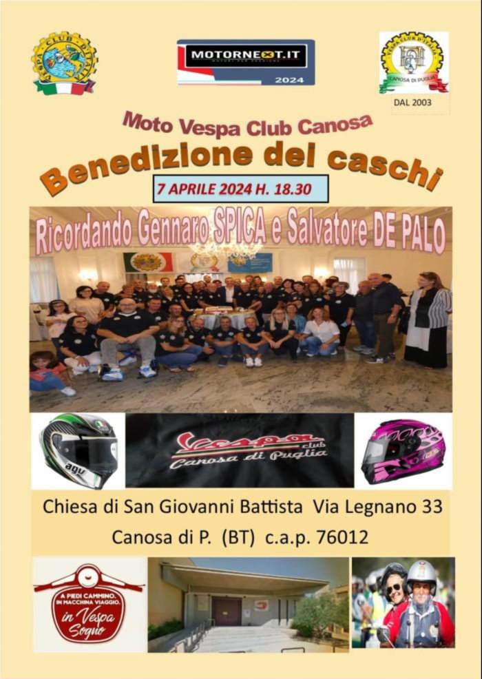 BENEDIZIONE DEI CASCHI