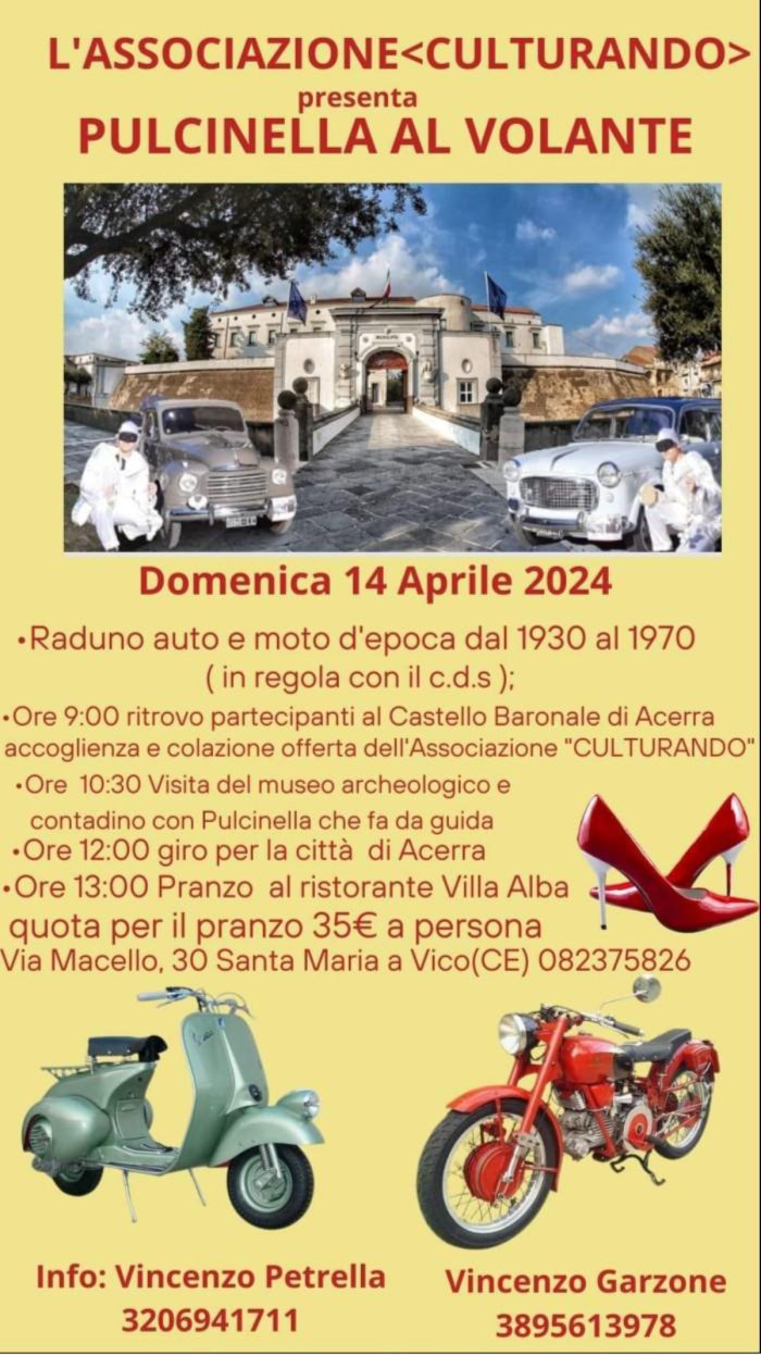 PULCINELLA AL VOLANTE