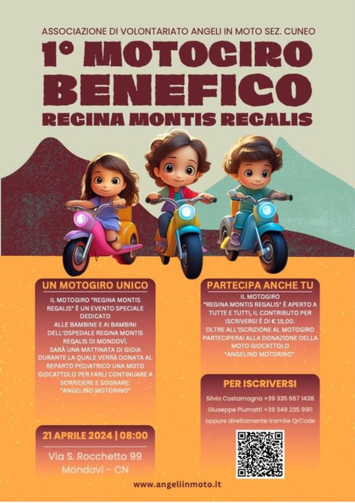 1° MOTOGIRO BENEFICO REGINA MONTIS REGALIS