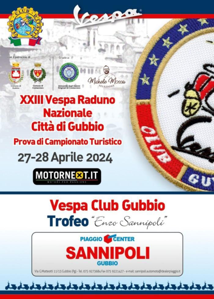 23° VESPA RADUNO NAZIONALE CITTA' DI GUBBIO