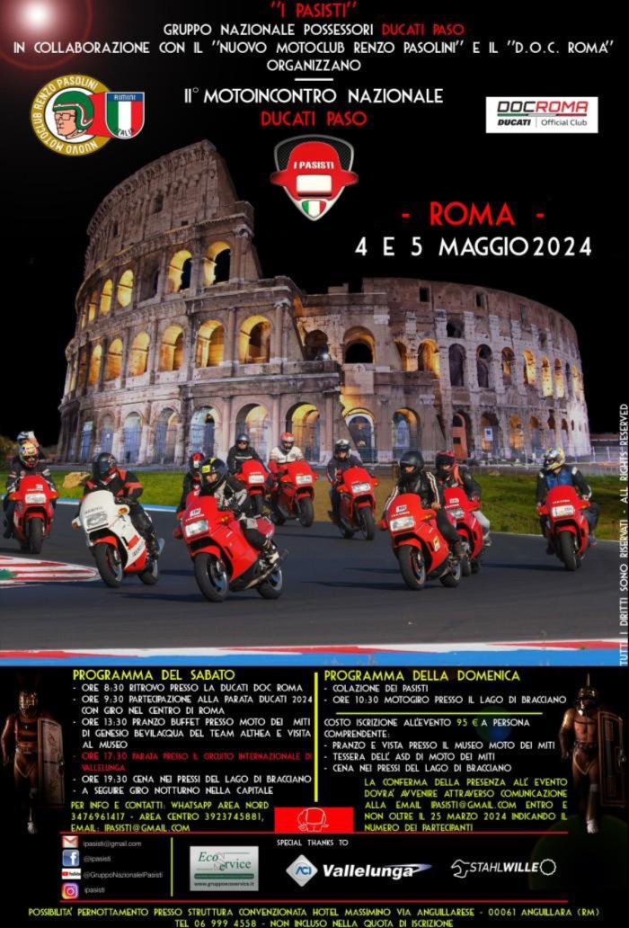 II° MOTOINCONTRO NAZIONALE DUCATI PASO