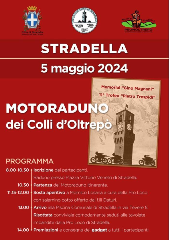 MOTORADUNO DEI COLLI D'OLTREPO'