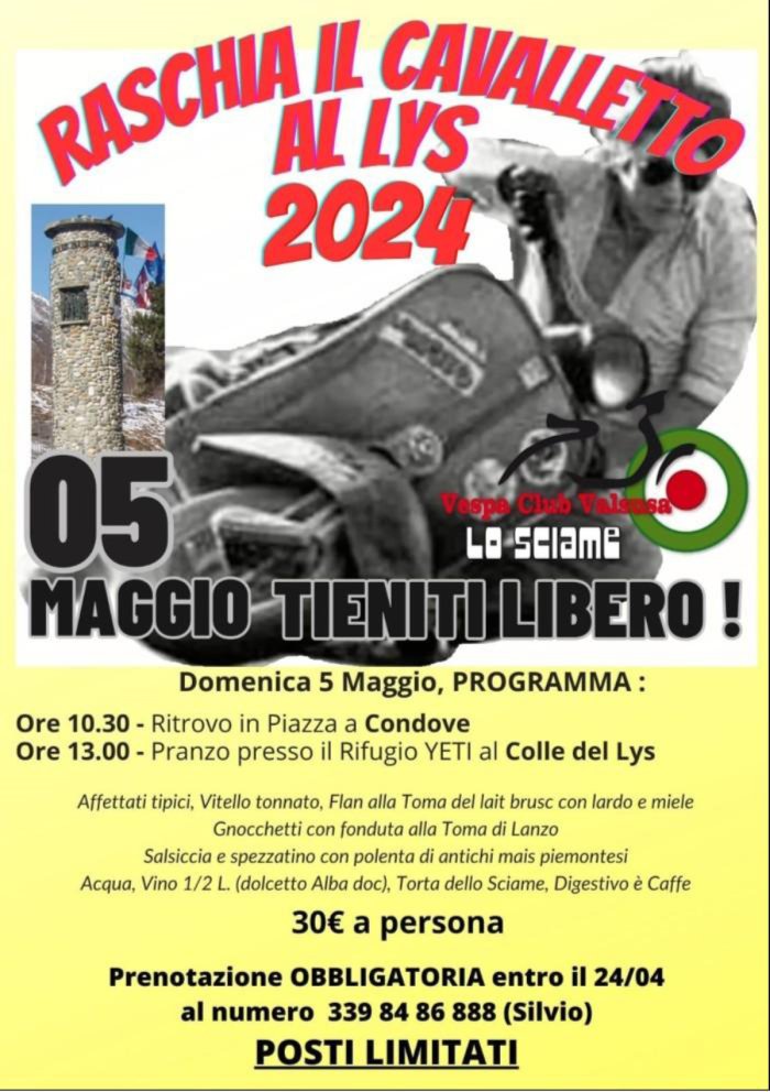 RASCHIA IL CAVALLETTO AL LYS 2024