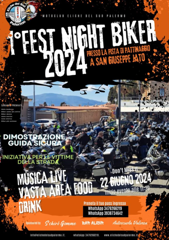 1 Fest NIGHT biker Eliche del sud Palermo 