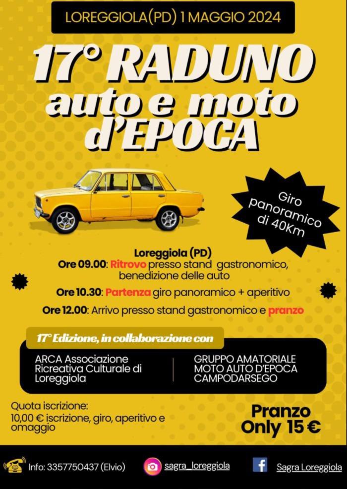 17° RADUNO AUTO E MOTO D'EPOCA