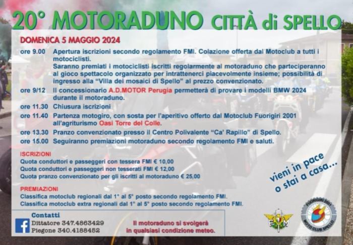 20° MOTORADUNO CITTA' DI SPELLO