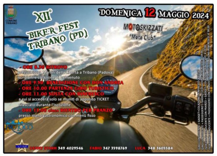 XII° BIKER FEST TRIBANO