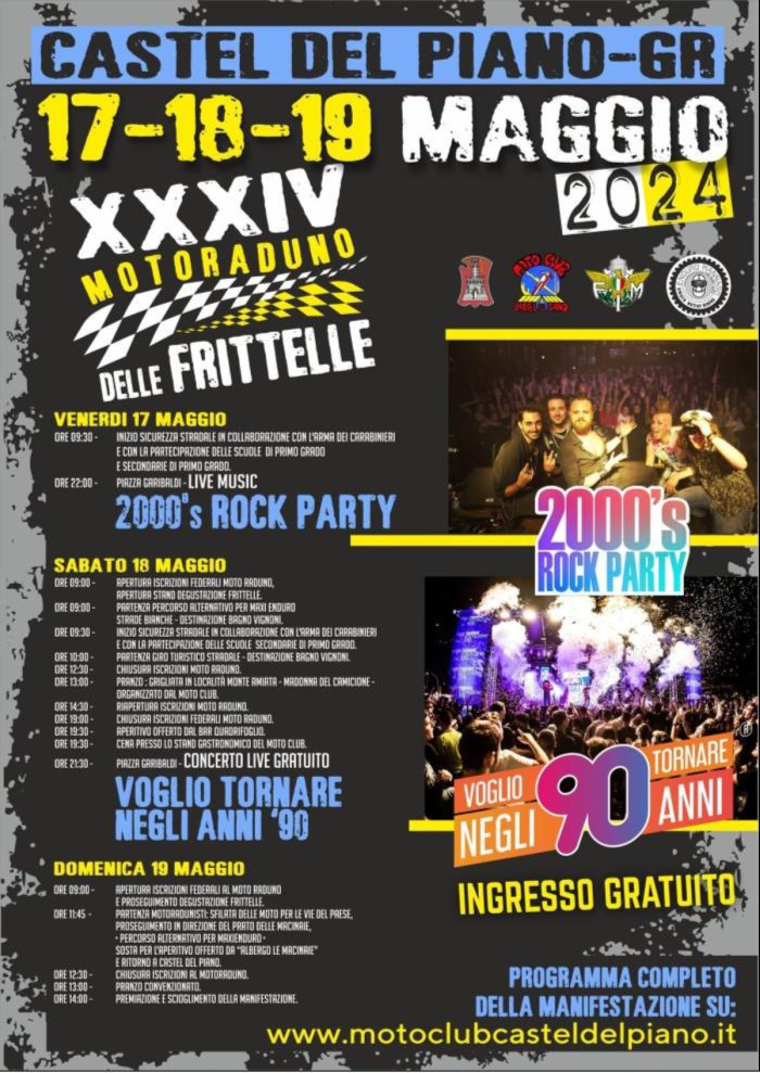 XXXIV MOTORADUNO DELLE FRITTELLE
