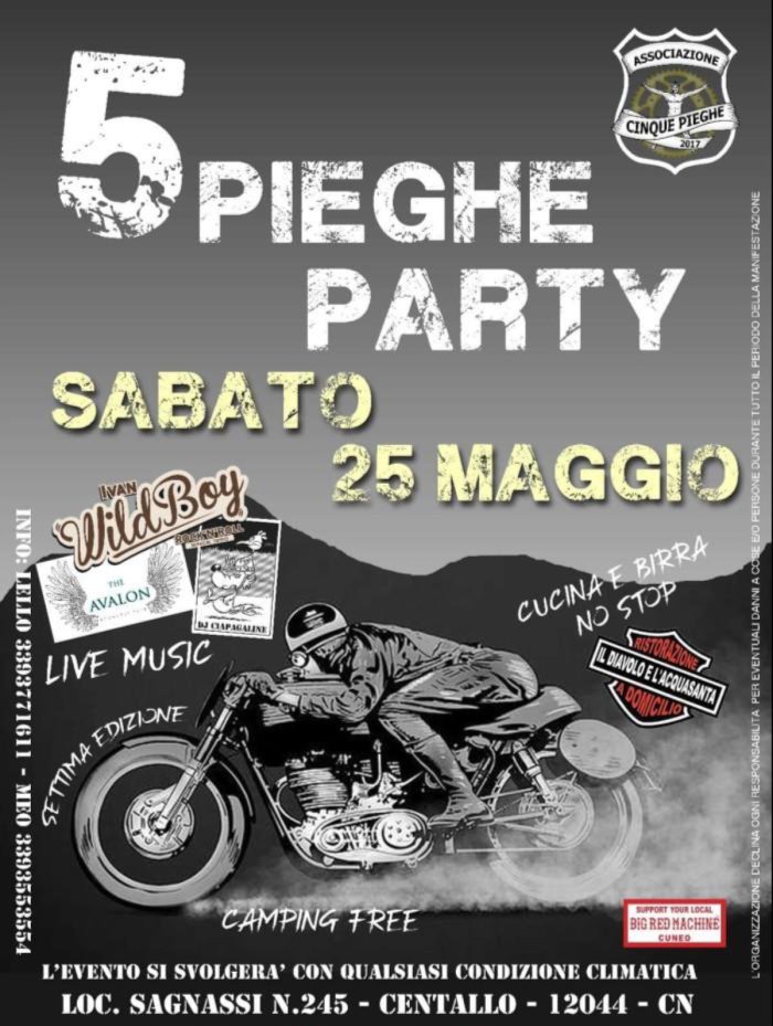 5 PIEGHE PARTY - SETTIMA EDIZIONE