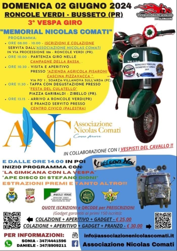 3° VESPA GIRO "MEMORIAL NICOLAS COMATI"