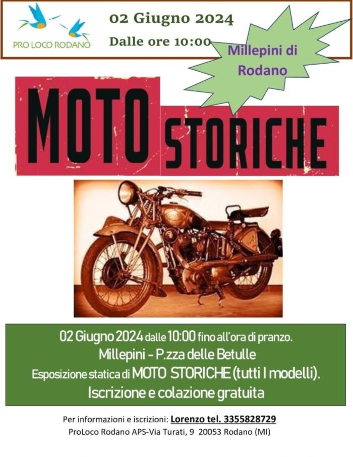 MOTO EPOCA E STORICHE