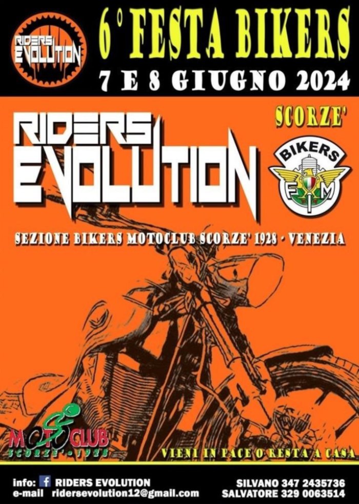 6^ FESTA BIKERS RIDERS EVOLUTIO