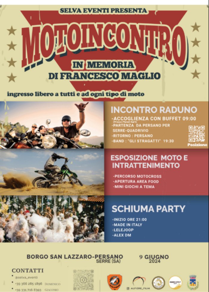 1° MOTO INCONTRO IN MEMORIA DI FRANCESCO MAGLIO