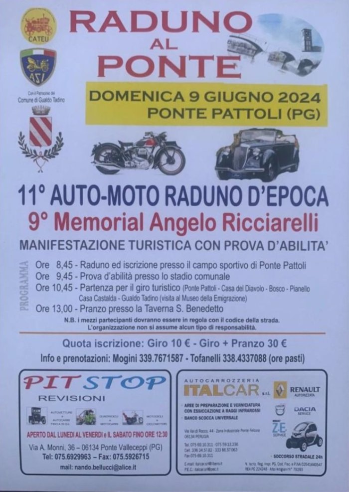 11° AUTO-MOTO RADUNO AL PONTE