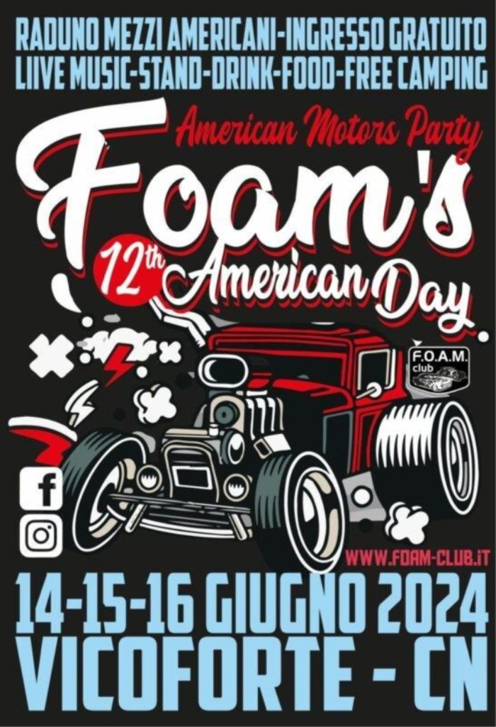 12° FOAM'S AMERICAN DAY