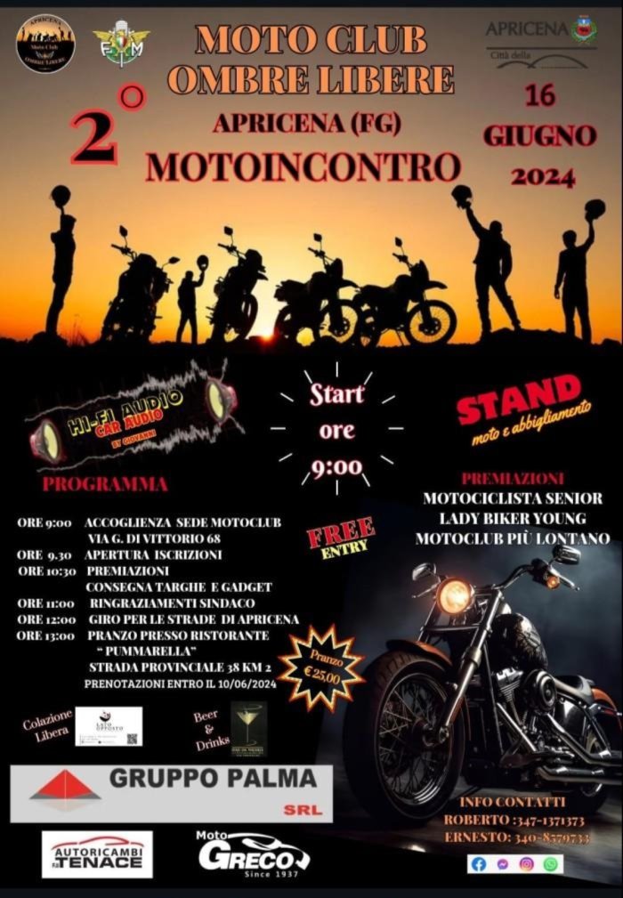 2° MOTOINCONTRO APRICENA