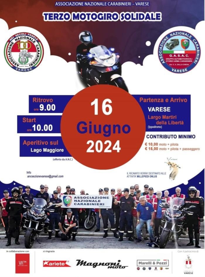 TERZO MOTOGIRO SOLIDALE - ANC VARESE