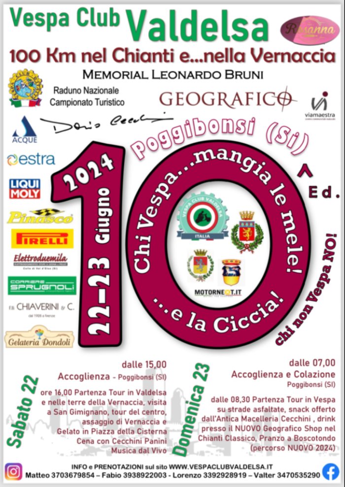 100 KM NEL CHIANTI E NELLA VERNACCIA