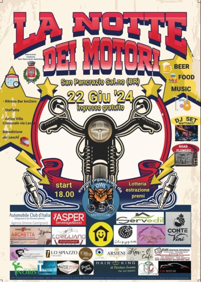 LA NOTTE DEI MOTORI