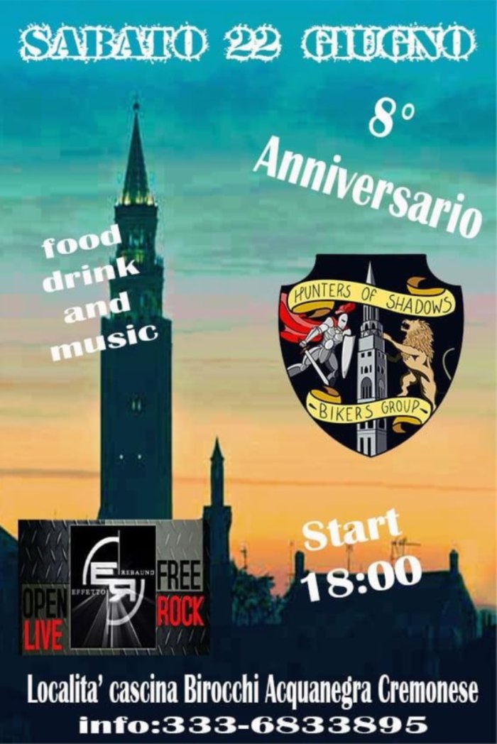 8° ANNIVERSARIO HUNTERS OF SHADOWS BIKERS GROUP