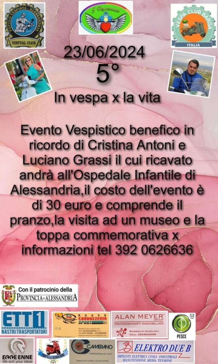 5° IN VESPA PER LA VITA