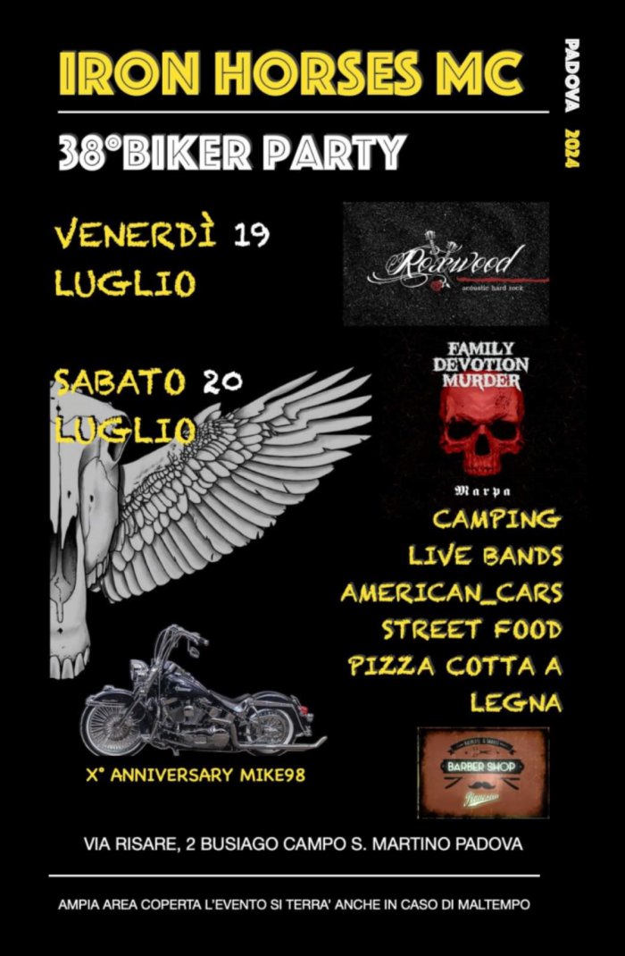 38° BIKER PARTY