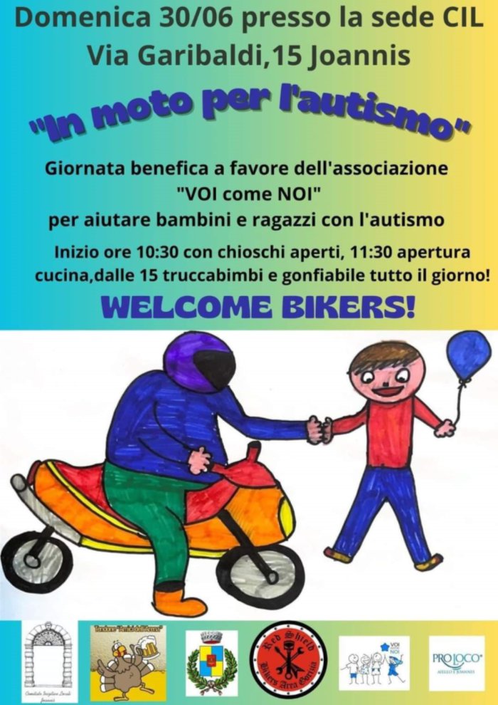 IN MOTO PER L AUTISMO