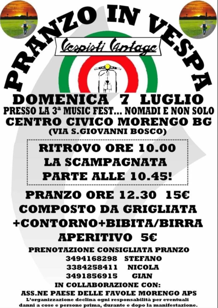 PRANZO IN VESPA