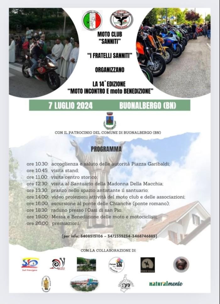 MOTO INCONTRO MOTO BENEDIZIONE