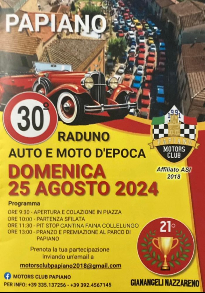 30 RADUNO AUTO E MOTO D'EPOCA