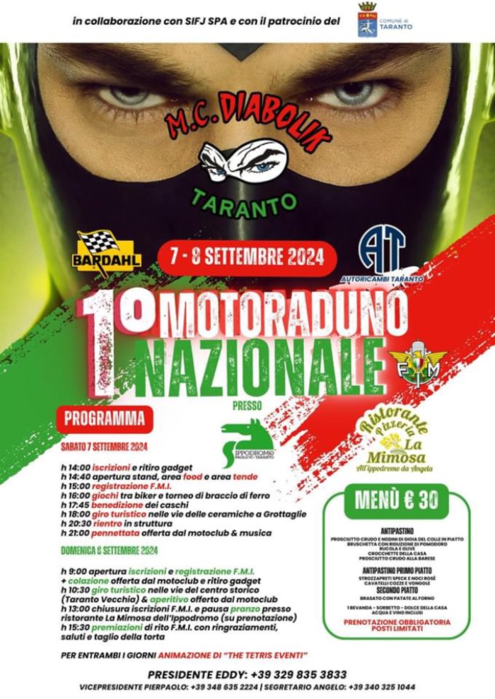 Motoraduno Nazionale Motoclub Diabolik