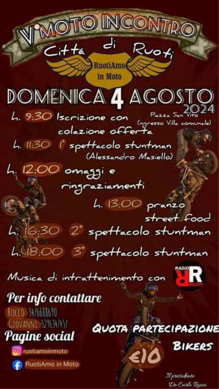 V^ MOTO INCONTRO CITTA' DI RUOTI