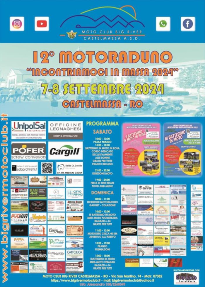 12° MOTORADUNO "INCONTRIAMOCI IN MASSA 2024"