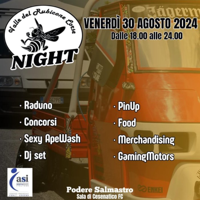 VALLE DEL RUBICONE CORSE NIGHT