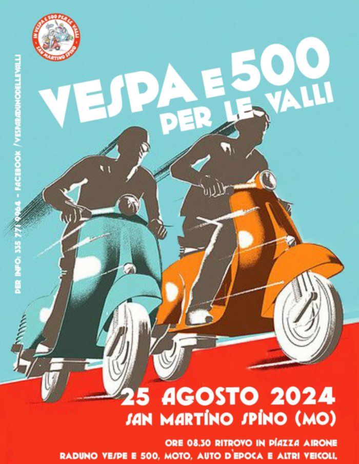 VESPA E 500 PER LE VALLI