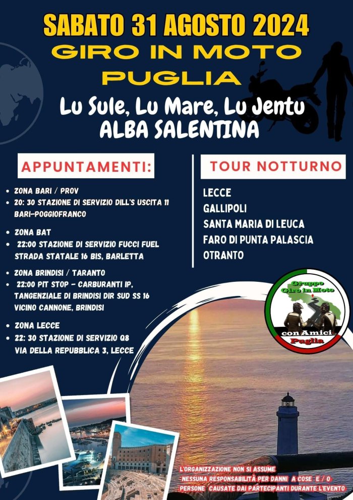 GIRO IN MOTO PUGLIA
